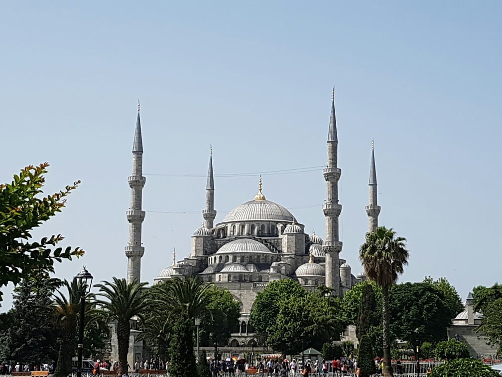 Blue mosque exterior